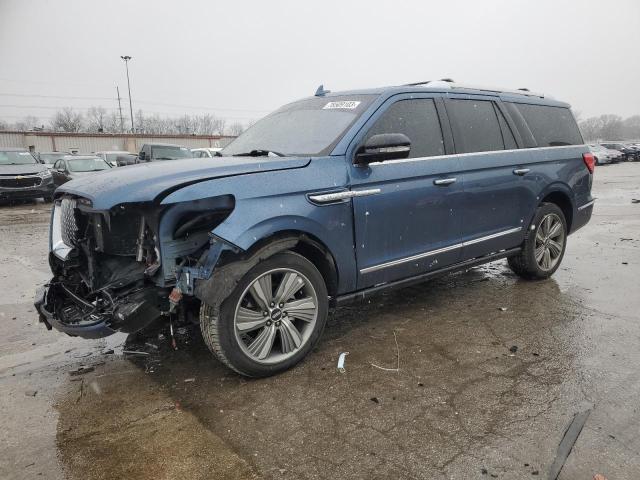 5LMJJ3LT2JEL06929 - 2018 LINCOLN NAVIGATOR L RESERVE BLUE photo 1