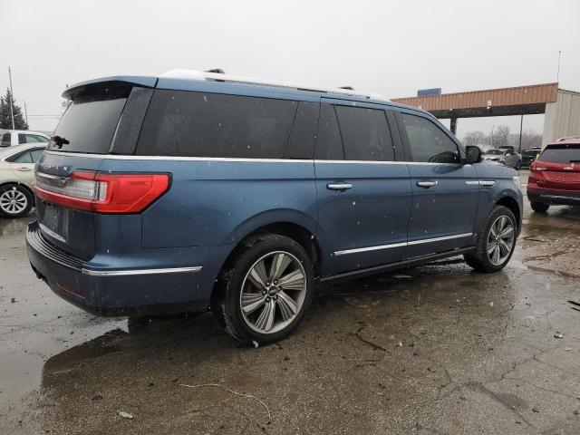 5LMJJ3LT2JEL06929 - 2018 LINCOLN NAVIGATOR L RESERVE BLUE photo 3