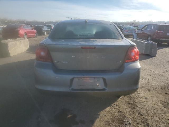 1C3CDZCB3CN230825 - 2012 DODGE AVENGER SXT GRAY photo 6