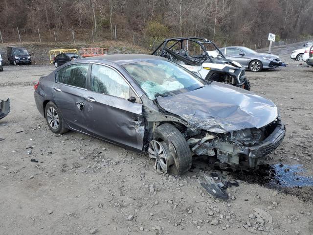 1HGCR2F37DA228997 - 2013 HONDA ACCORD LX GRAY photo 4