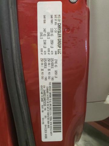 2A4RR5D16AR232326 - 2010 CHRYSLER TOWN & COU TOURING RED photo 13
