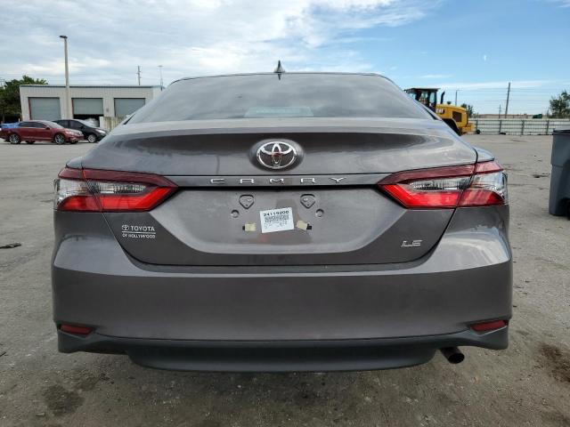 4T1C11AK9RU212638 - 2024 TOYOTA CAMRY LE GRAY photo 6