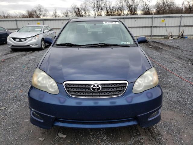 1NXBR32E85Z358662 - 2005 TOYOTA COROLLA CE BLUE photo 5