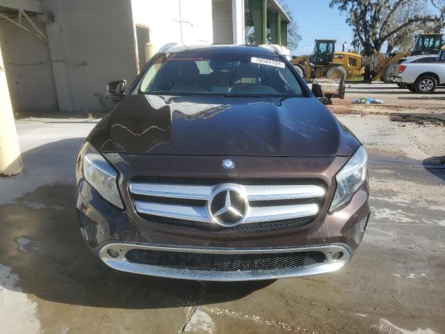 WDCTG4GB9FJ103891 - 2015 MERCEDES-BENZ GLA 250 4MATIC BROWN photo 5