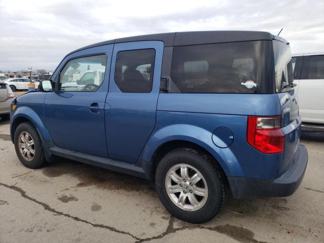 5J6YH28767L014366 - 2007 HONDA ELEMENT EX BLUE photo 2