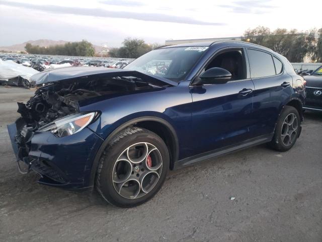 ZASFAKNN8J7B93294 - 2018 ALFA ROMEO STELVIO TI SPORT BLUE photo 1