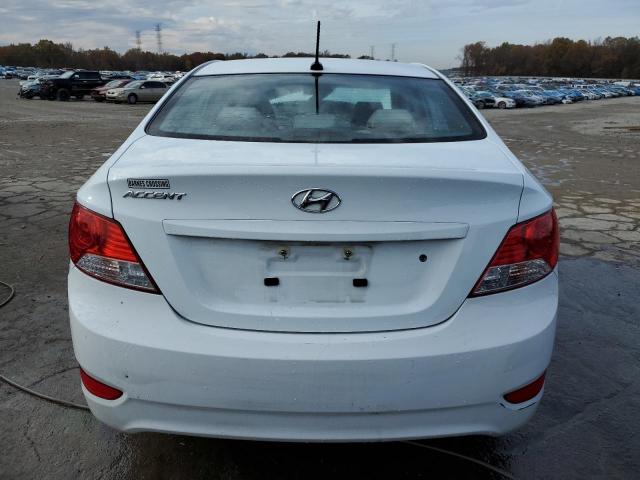 KMHCT4AE3EU655335 - 2014 HYUNDAI ACCENT GLS WHITE photo 6