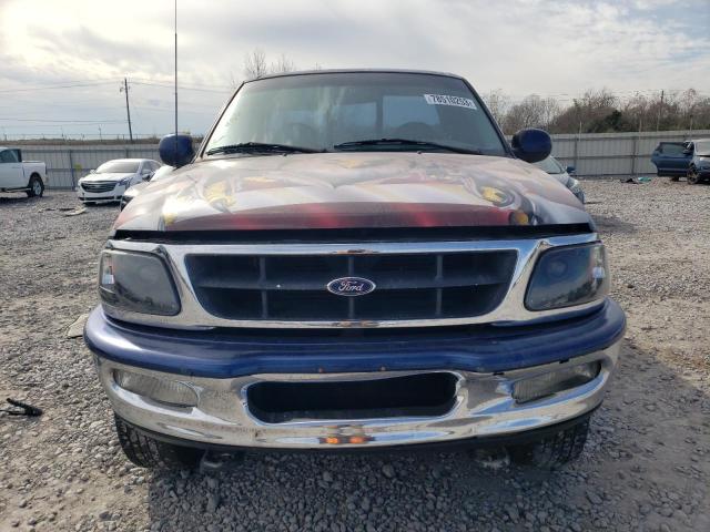 1FTDF08W4VKA43678 - 1997 FORD F150 BLUE photo 5