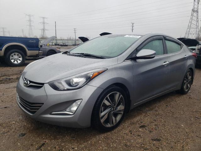 KMHDH4AE2FU327704 - 2015 HYUNDAI ELANTRA SE GRAY photo 1