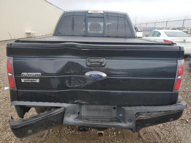 1FTFW1CT7BKE15408 - 2011 FORD F150 SUPERCREW BLACK photo 6