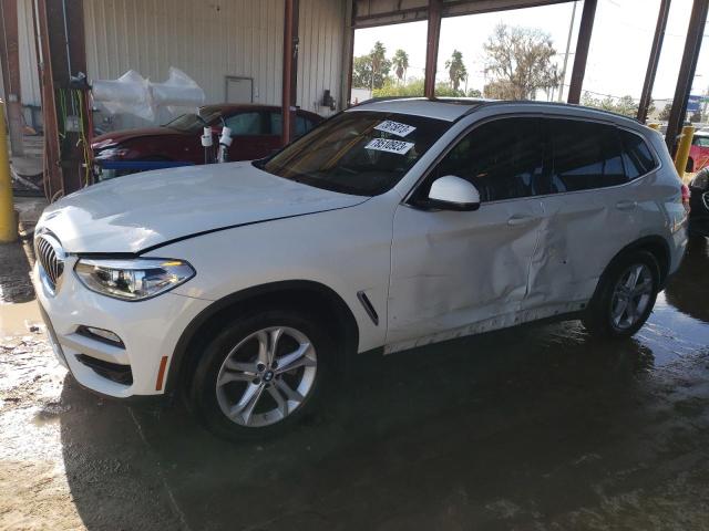 5UXTR7C56KLR44050 - 2019 BMW X3 SDRIVE30I WHITE photo 1