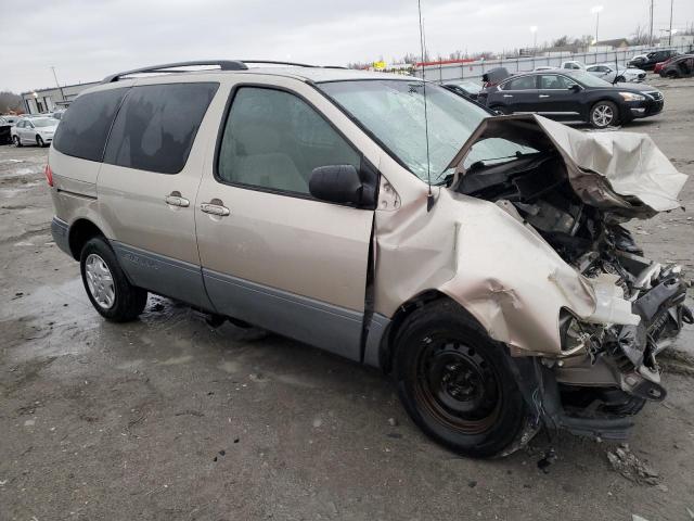 4T3ZF19C92U499419 - 2002 TOYOTA SIENNA CE TAN photo 4