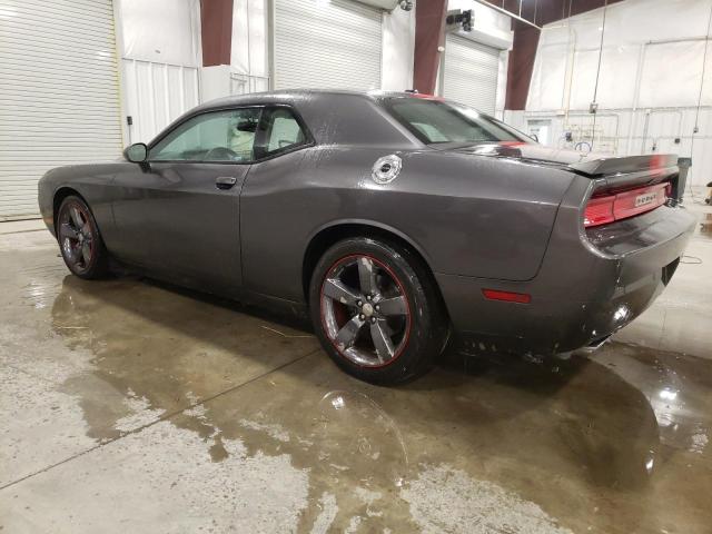 2C3CDYAG6DH705130 - 2013 DODGE CHALLENGER SXT GRAY photo 2