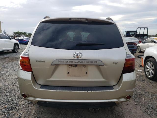 JTEDS41A282058830 - 2008 TOYOTA HIGHLANDER GOLD photo 6