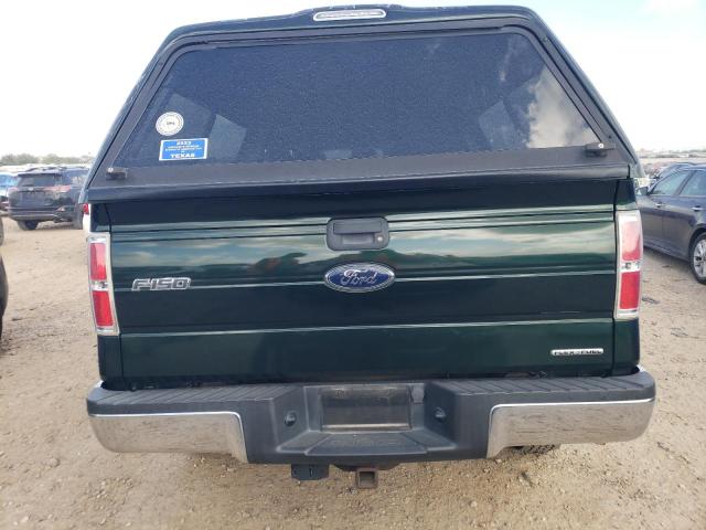 1FTEX1EM4CFC57618 - 2012 FORD F150 SUPER CAB GREEN photo 6