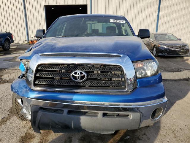 5TFRU54158X008691 - 2008 TOYOTA TUNDRA DOUBLE CAB BLUE photo 5