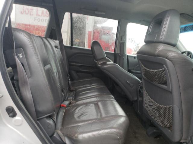 2HKYF18624H611317 - 2004 HONDA PILOT EXL SILVER photo 10