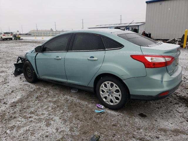 1FAHP3F28CL174769 - 2012 FORD FOCUS SE TURQUOISE photo 2