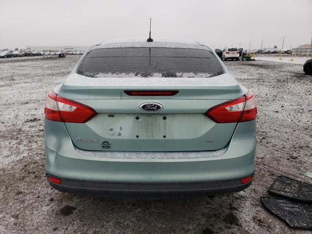 1FAHP3F28CL174769 - 2012 FORD FOCUS SE TURQUOISE photo 6