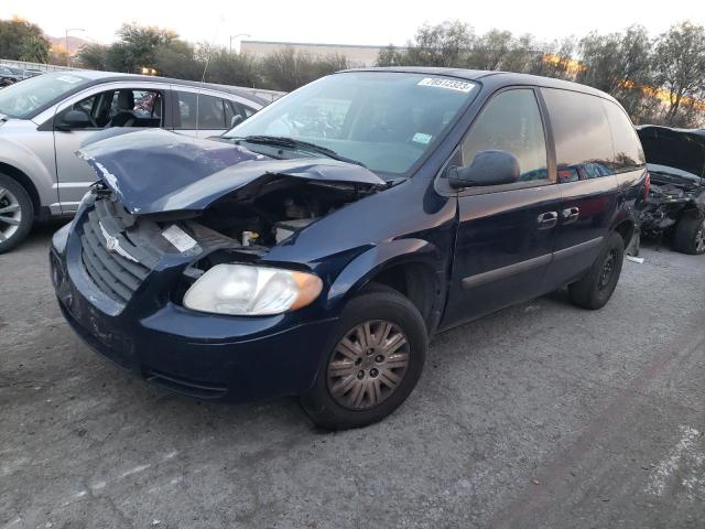 1C4GP45R45B407579 - 2005 CHRYSLER TOWN & COU BLUE photo 1