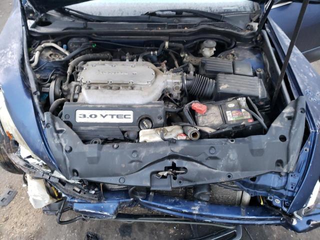 1HGCM665X4A103080 - 2004 HONDA ACCORD EX BLUE photo 11