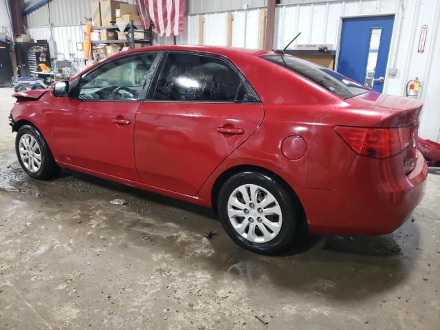 KNAFU4A23D5736894 - 2013 KIA FORTE EX RED photo 2