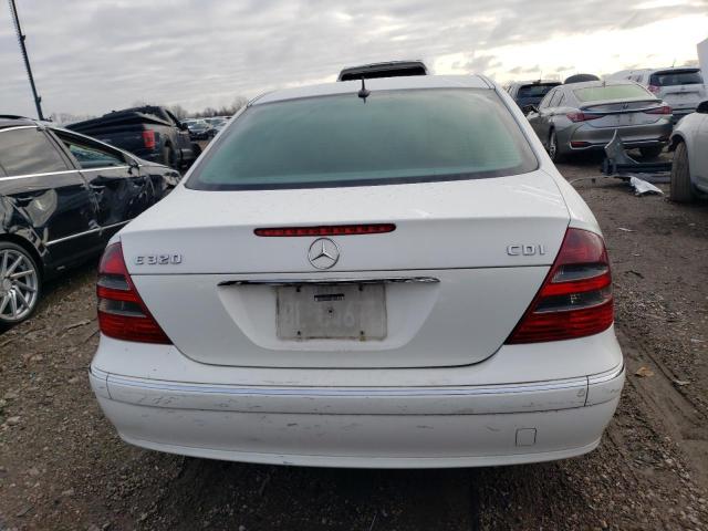 WDBUF26J75A704322 - 2005 MERCEDES-BENZ E 320 CDI WHITE photo 6