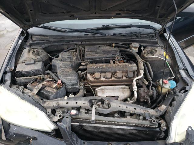 2HGES163X5H578036 - 2005 HONDA CIVIC DX VP BLACK photo 11