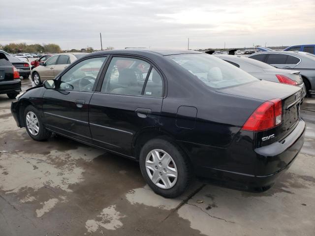 2HGES163X5H578036 - 2005 HONDA CIVIC DX VP BLACK photo 2