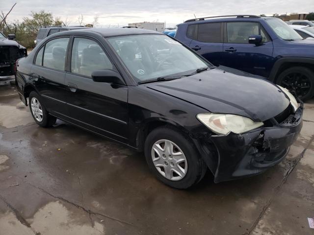 2HGES163X5H578036 - 2005 HONDA CIVIC DX VP BLACK photo 4