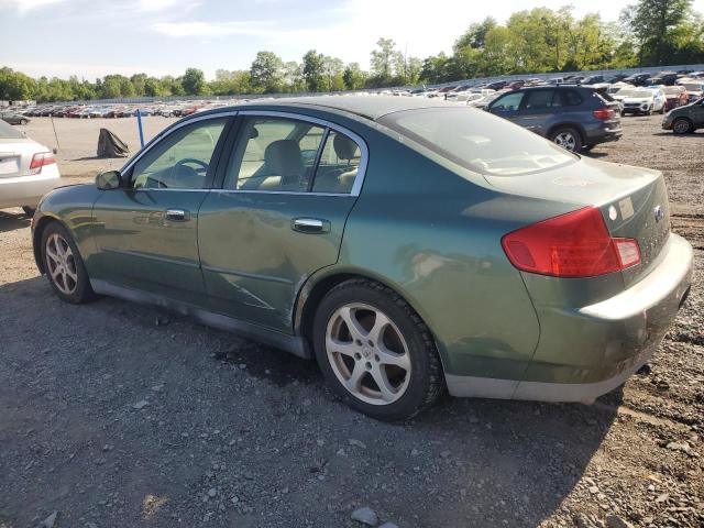 JNKCV51E73M314925 - 2003 INFINITI G35 GREEN photo 2