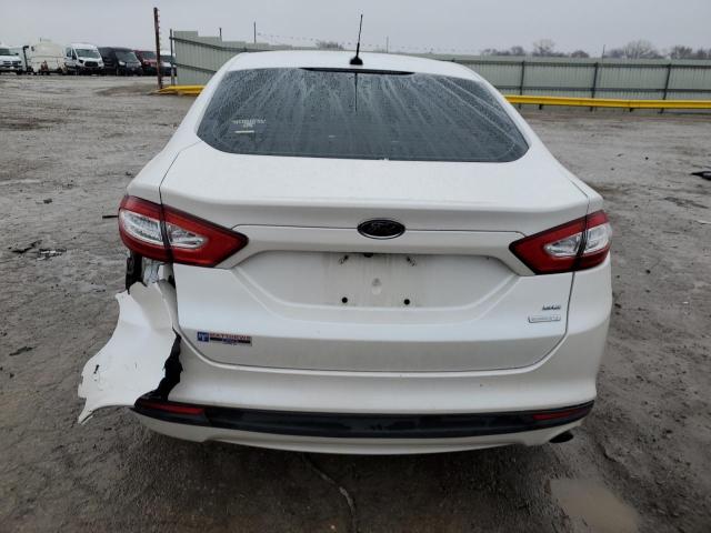 3FA6P0HD3ER296562 - 2014 FORD FUSION SE WHITE photo 6