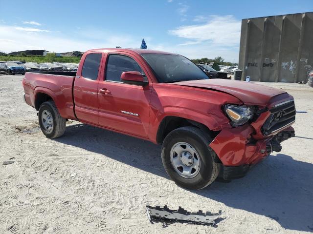3TYRX5GN4NT065153 - 2022 TOYOTA TACOMA ACCESS CAB RED photo 4
