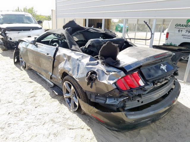 1FATP8EM5F5325151 - 2015 FORD MUSTANG GRAY photo 3