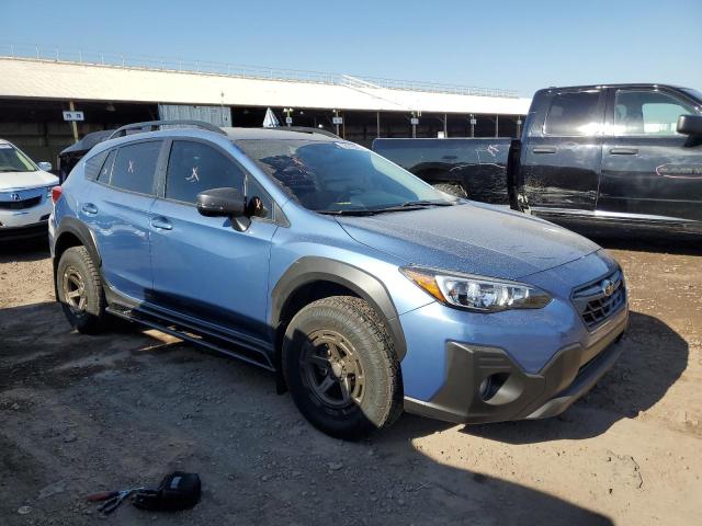 JF2GTHRC3MH378517 - 2021 SUBARU CROSSTREK SPORT BLUE photo 4