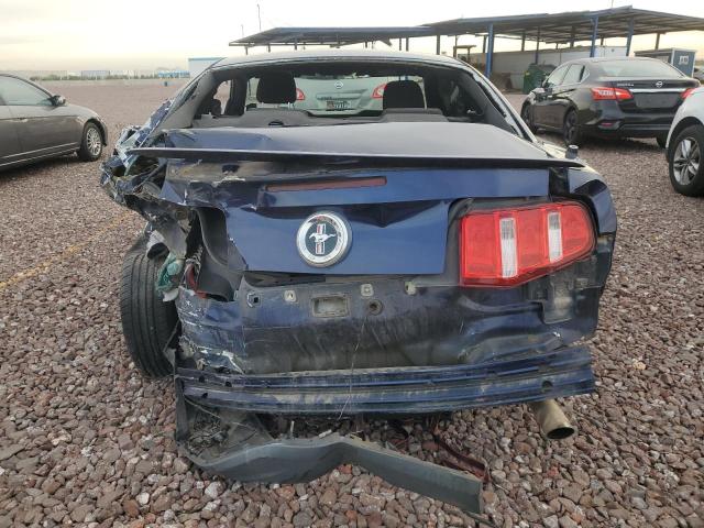 1ZVBP8AN2A5115360 - 2010 FORD MUSTANG BLUE photo 6