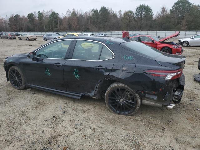 4T1K61AK8MU477119 - 2021 TOYOTA CAMRY XSE BLACK photo 2