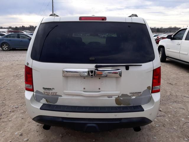 5FNYF4H98DB017793 - 2013 HONDA PILOT TOURING WHITE photo 6