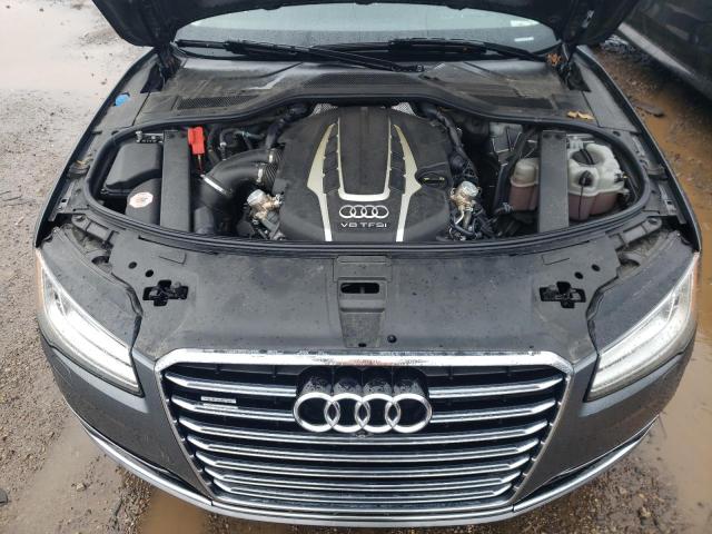 WAU32AFD7FN005132 - 2015 AUDI A8 L QUATTRO GRAY photo 11