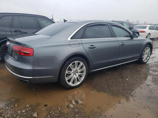 WAU32AFD7FN005132 - 2015 AUDI A8 L QUATTRO GRAY photo 3