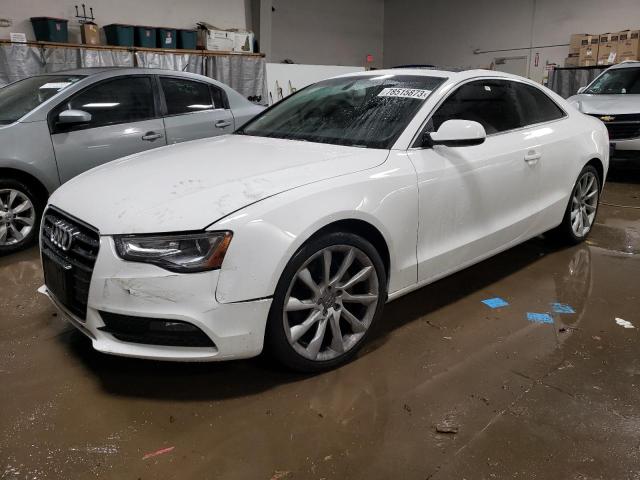 WAULFAFR1EA049245 - 2014 AUDI A5 PREMIUM PLUS WHITE photo 1