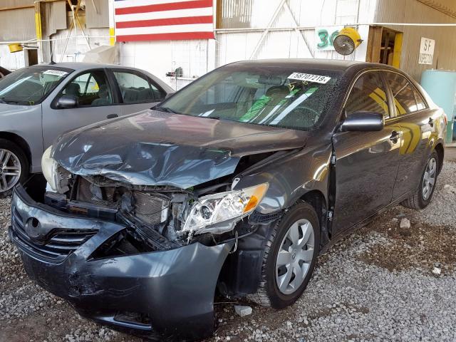 4T1BE46K57U035867 - 2007 TOYOTA CAMRY CE GRAY photo 2