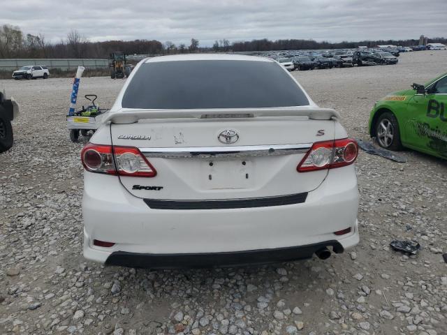 2T1BU4EE8DC021926 - 2013 TOYOTA COROLLA BASE WHITE photo 6