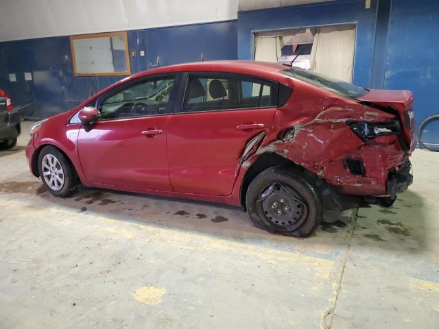 KNADM4A30E6420249 - 2014 KIA RIO LX RED photo 2