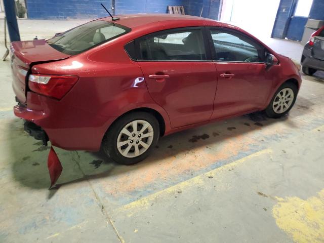 KNADM4A30E6420249 - 2014 KIA RIO LX RED photo 3