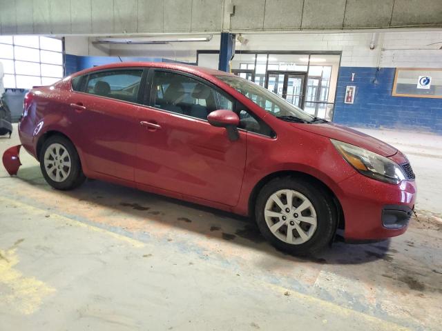 KNADM4A30E6420249 - 2014 KIA RIO LX RED photo 4