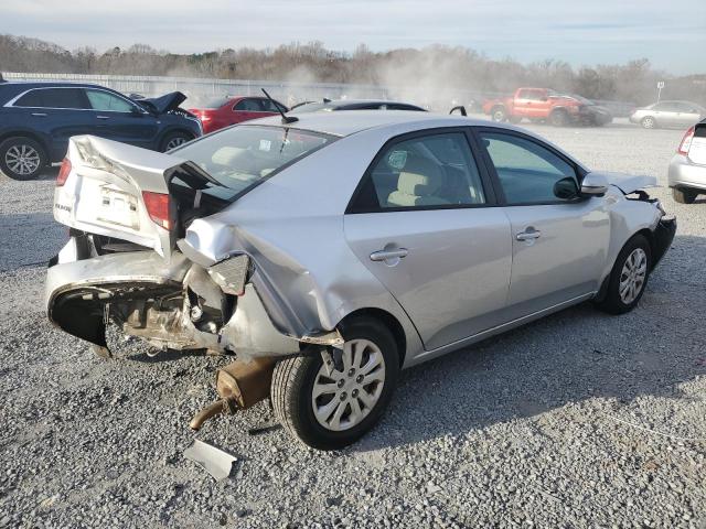 KNAFU4A22C5545840 - 2012 KIA FORTE EX SILVER photo 3