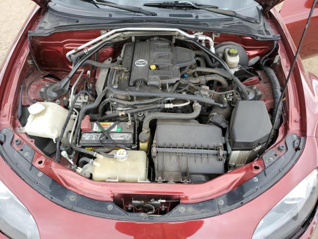 JM1NC25FX60103456 - 2006 MAZDA MX-5 MIATA BURGUNDY photo 11