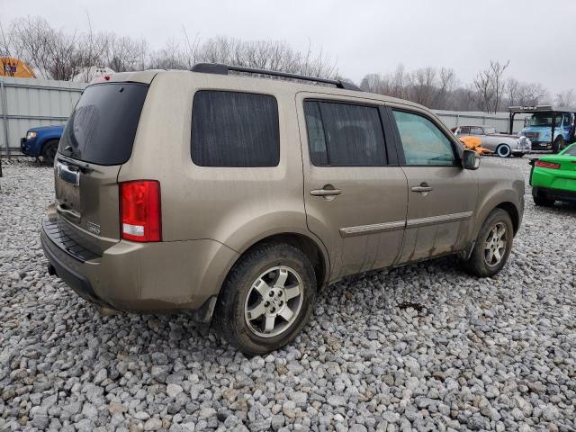 5FNYF4H93BB102165 - 2011 HONDA PILOT TOURING TAN photo 3