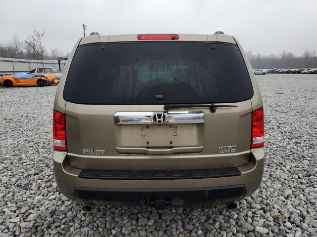 5FNYF4H93BB102165 - 2011 HONDA PILOT TOURING TAN photo 6